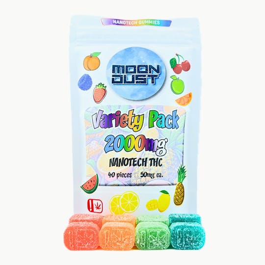MOON DUST - 2000MG NANO THC VARIETY PACK - 40 PIECES - 1