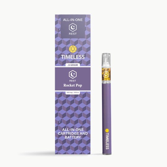 Timeless Vapes - Timeless Rocket Pop 500mg Vape Cartridge All-In-One (Rest) - 1