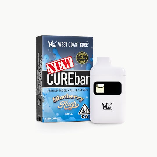 West Coast Cure - Blueberry Kush AIO CUREbar - 1G - 1