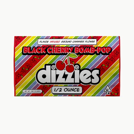 Dizzies - Dizzies Infused Ground Flower Black Cherry Bomb-Pop 14g - 1