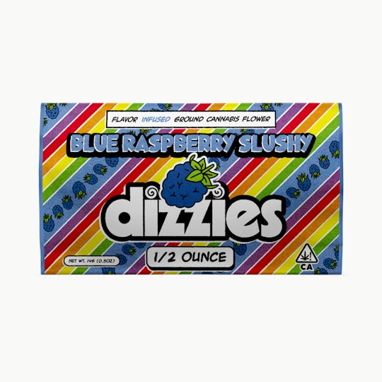 Dizzies - Dizzies Infused Ground Flower Blue Raspberry Slushy 14g - 1