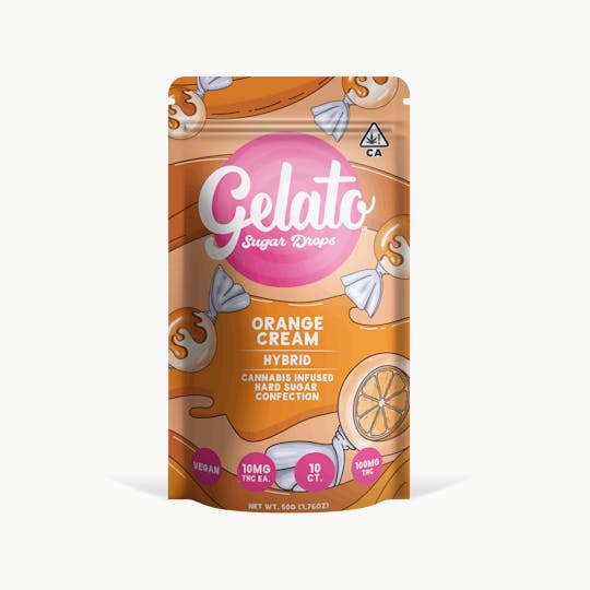 Gelato - Orange Cream Sugar Drops 100mg - 1