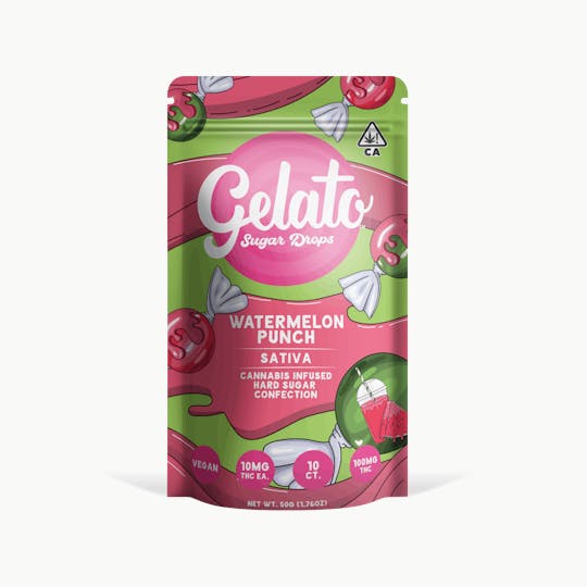 Gelato - Watermelon Punch Sugar Drops 100mg - 1