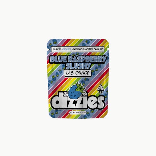 Dizzies - Dizzies Infused Ground Flower Blue Raspberry Slushy 3.5g - 1