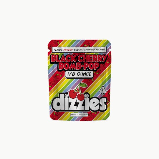 Dizzies - Dizzies Infused Ground Flower Black Cherry Bomb-Pop 3.5g - 1