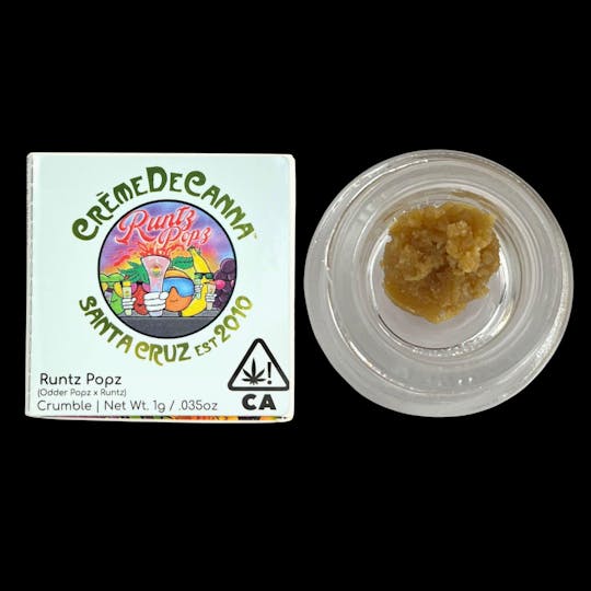 Crème De Canna - Runtz Popz Crumble 1g - 1