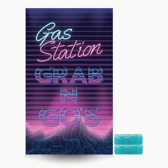 Gas Station Cultivation - Grab N Go's - Blue Razz Gummies - 100MG - 1