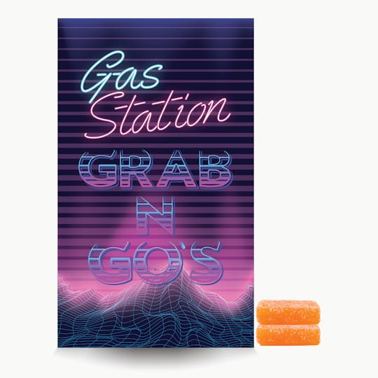 Gas Station Cultivation - Grab N Go's - Orange Gummies 100MG - 1