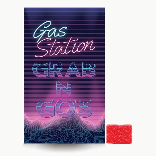 Gas Station Cultivation - Grab N Go's - Cherry Gummies 100MG - 1