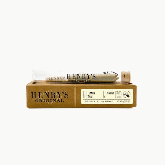 Henry's Original - 1g Single Pre-Roll- Lemon Thai - 1
