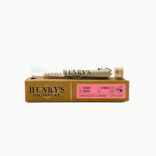 Henry's Original - 1g Single Pre-Roll- Cherry Garcia - 1