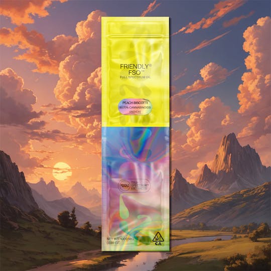 Friendly Brand - Peach Biscotti 1g FSO - 1