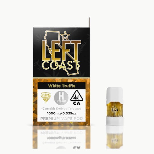 LEFT COAST - White Truffle - CDT Premium 1G Pod - 1