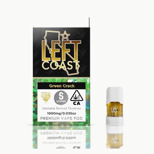 LEFT COAST - Green Crack - CDT Premium 1G Pod - 1