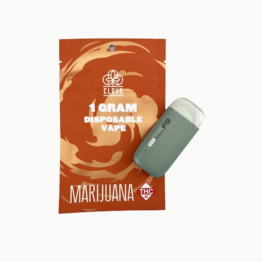 CLOVR - CLOVR - Disposable Vape Pen - 1g - Distillate - Banana Munson - 1