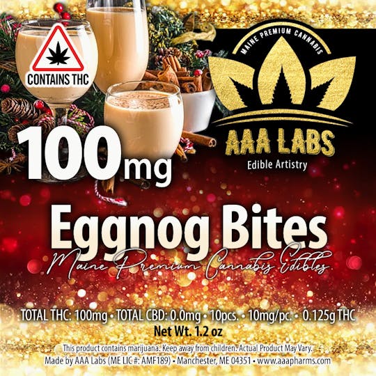 AAA Pharms - Eggnog Bites - 100mg THC - 1