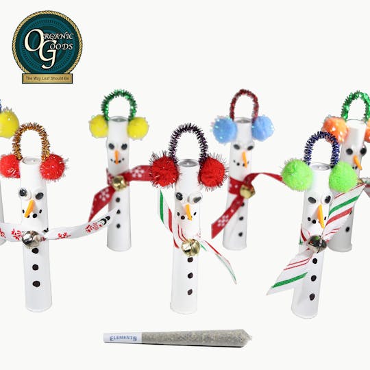 Organic Goods - Organic Goods Christmas Pre-Roll Snowman 1 G - 1