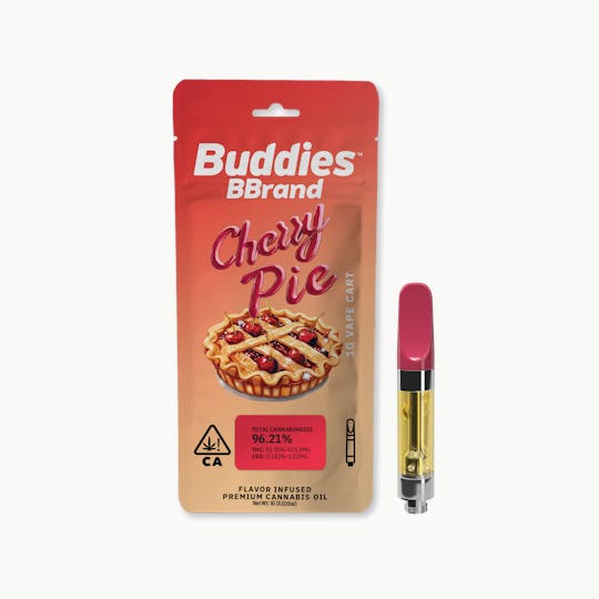 Buddies Brand - BBrand Cherry Pie 1g Vape Cart - 1