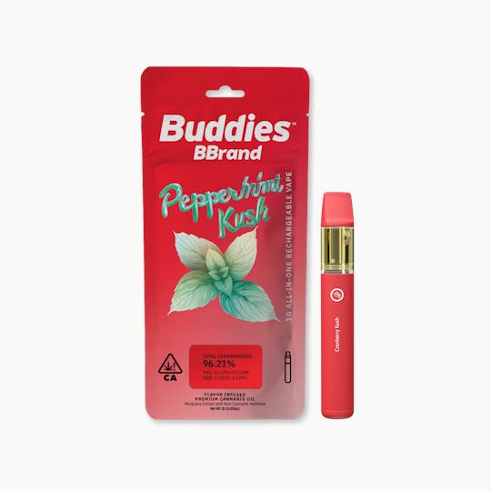 Buddies Brand - BBrand Peppermint Kush 1g AIO Vape - 1