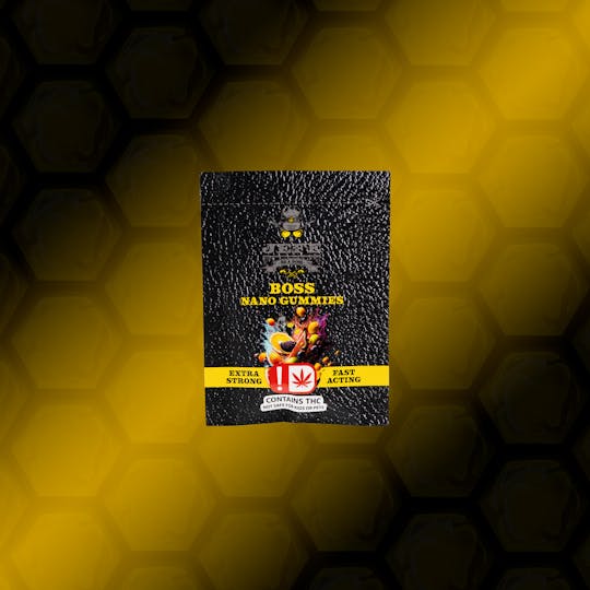 Noble Nectar - Strawberry Cheesecake Jefe BOSS NANO Gummies 1000mg (Indica) - 1