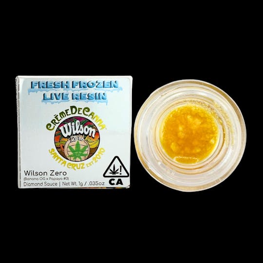 Crème De Canna - Wilson Zero Fresh Frozen Live Resin Diamond Sauce 1g - 1