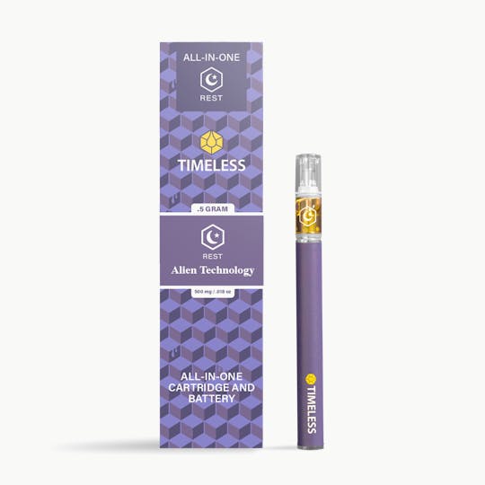 Timeless Vapes - Timeless Alien Technology 500mg Vape Cartridge All-In-One (Rest) - 1