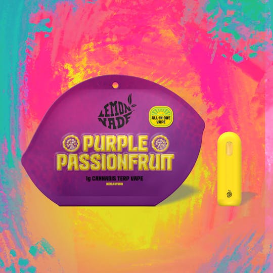 Lemonnade - Lemonnade - 1g AIO Cannabis Terp - Purple Passionfruit - 1