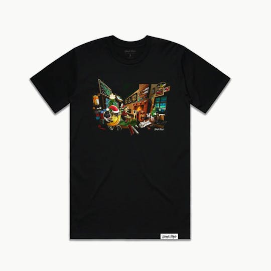 Jungle Boys - Jungle Boys Clothing | JB Before Christmas Tee - Medium (Black) - 1