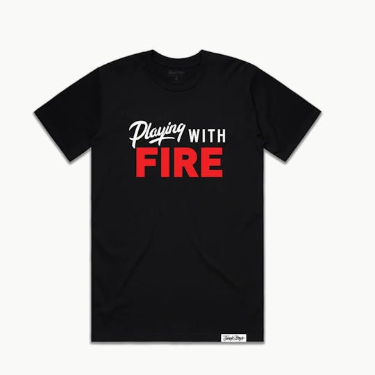 Jungle Boys - Jungle Boys Clothing | Playing With Fire Tee - Small (Black) - 1