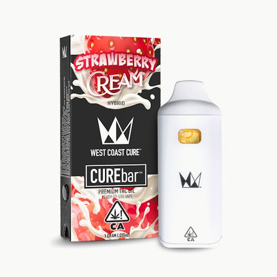 West Coast Cure - Strawberry Cream AIO CUREbar - 1G - 1