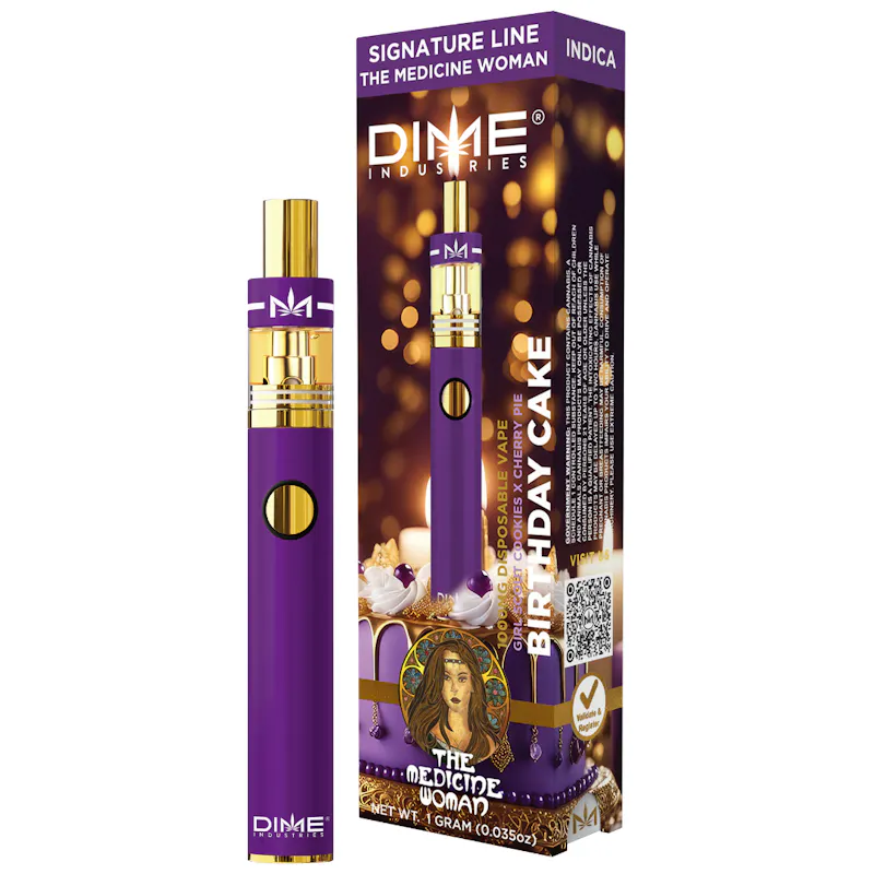 Dime Industries Birthday Cake The Medicine Woman Collab 1G All In One Device disposable
