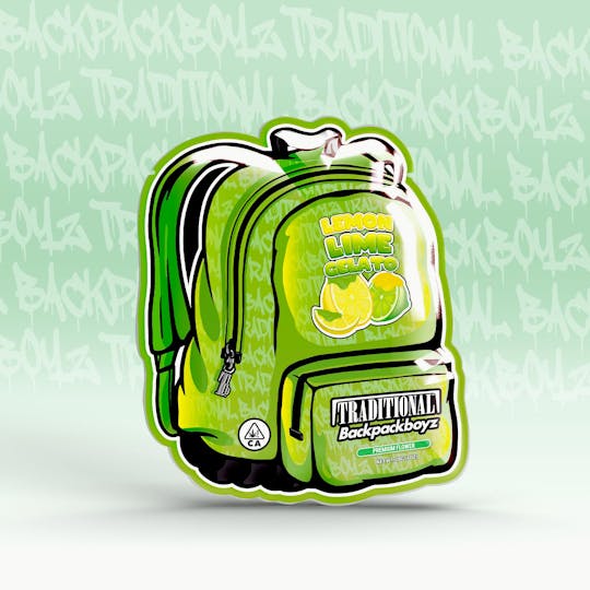 Traditional - Traditional x Backpack Boyz - Lemon Lime Gelato 28g - 1