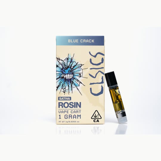 CLSICS Rosin & Rosin Infused Pre Rolls - Blue Crack - Live Rosin Vape Cartridge 1g - 1