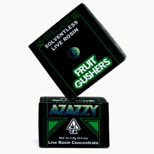 Azazzy - Azazzy - Solventless Live Rosin Badder - 1.0 G Jar - Fruit Gushers T2 (I) - 1
