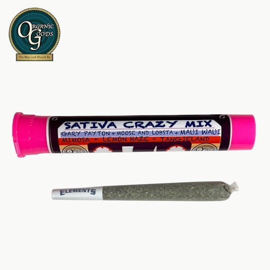 Organic Goods - Organic Goods Pre-Roll Sativa Crazy Mix 1 G - 1