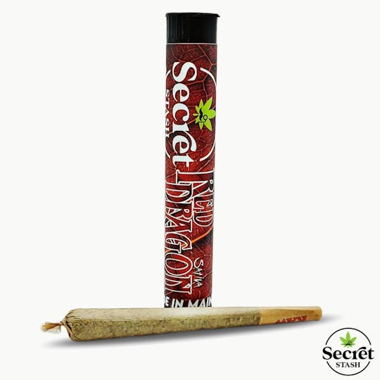 Secret Stash - Secret Stash | Full Bud Pre Roll | Red Dragon | 1.2g - 1