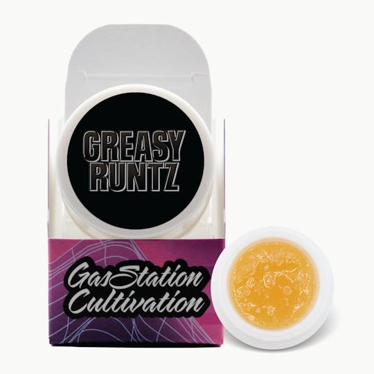 Gas Station Cultivation - Greasy Runtz Cured Resin Sugar & Sauce 3.5G - 1