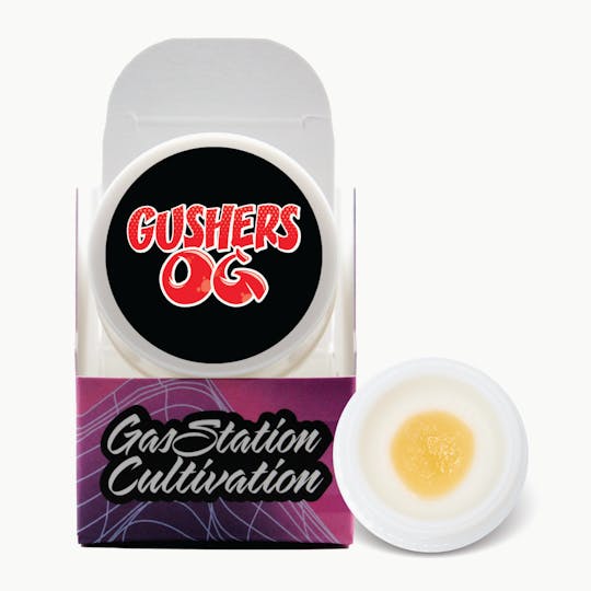 Gas Station Cultivation - Gushers OG Cured Resin Sugar & Sauce 1G - 1