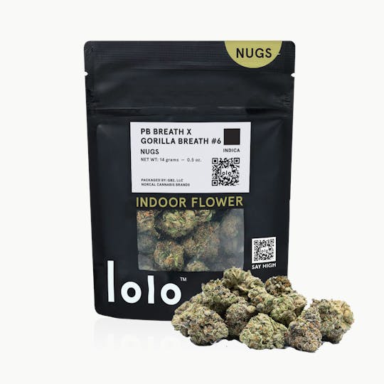 lolo - PB Breath x Gorilla Breath #6 | Indoor Nugs | 14g - 1