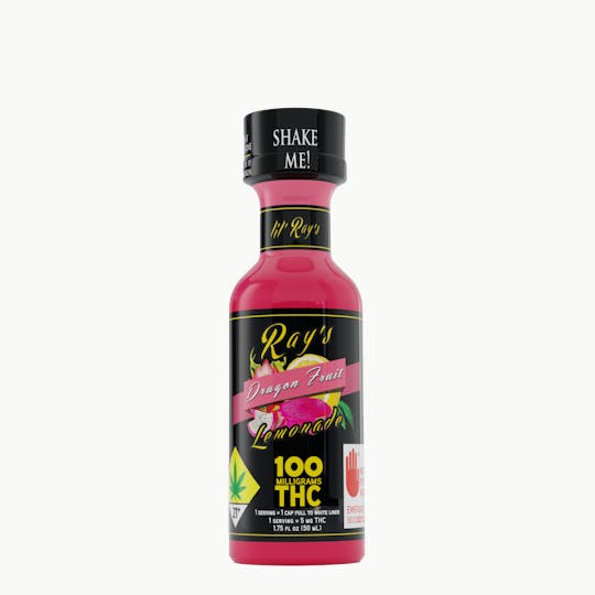 Ray's Lemonade - Dragon Fruit lil' Ray's 100mg THC - 1