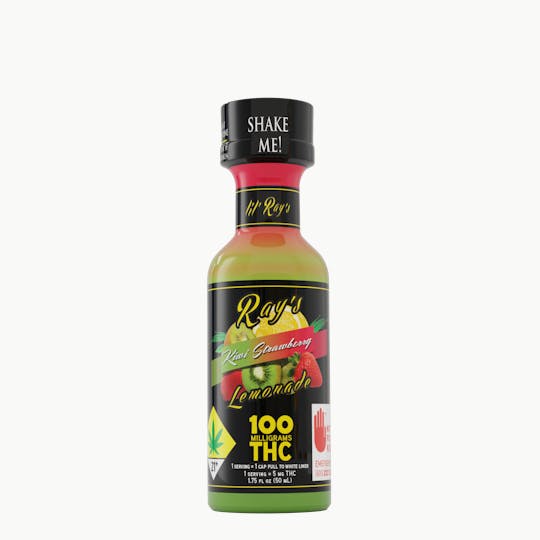 Ray's Lemonade - Kiwi Strawberry lil' Ray's Lemonade 100mg THC - 1