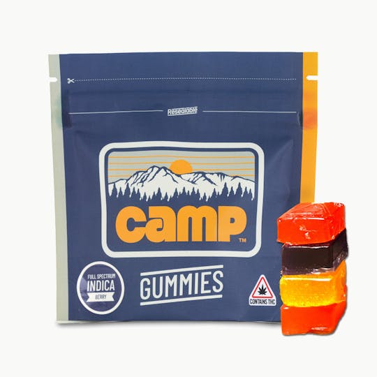 Camp Cannabis - Gummies - Berry - 100mg/10pk - 1