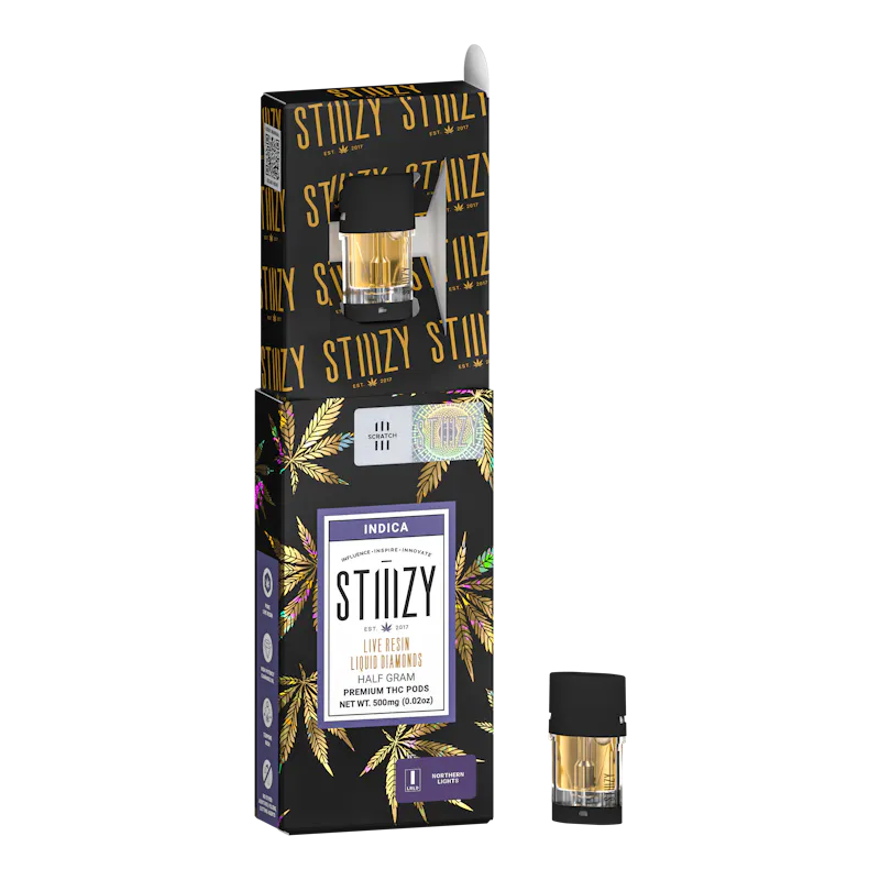 Stiiizy ridge - NORTHERN LIGHTS .5G Live Resin Liquid Diamonds Pod