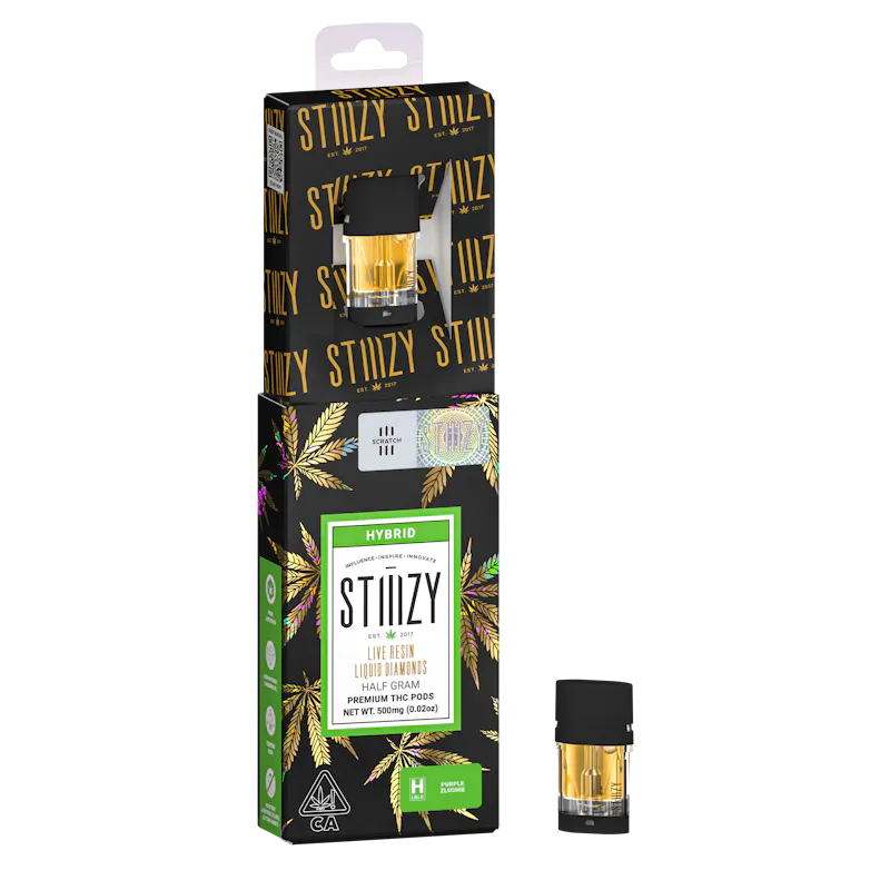 Stiiizy ridge - PURPLE ZLUSHIE .5G Live Resin Liquid Diamonds Pod