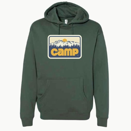 Camp Cannabis - CAMP Badge Hoodie Alpine Green - 1