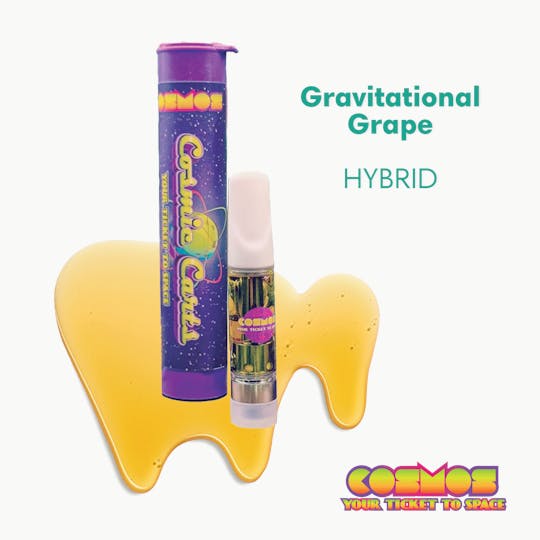Cosmos THC - Cosmic Carts Hybrid 1g Cartridge Gravitational Grape - 1