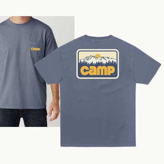 Camp Cannabis - CAMP T-Shirt - Blue Horizon - 1
