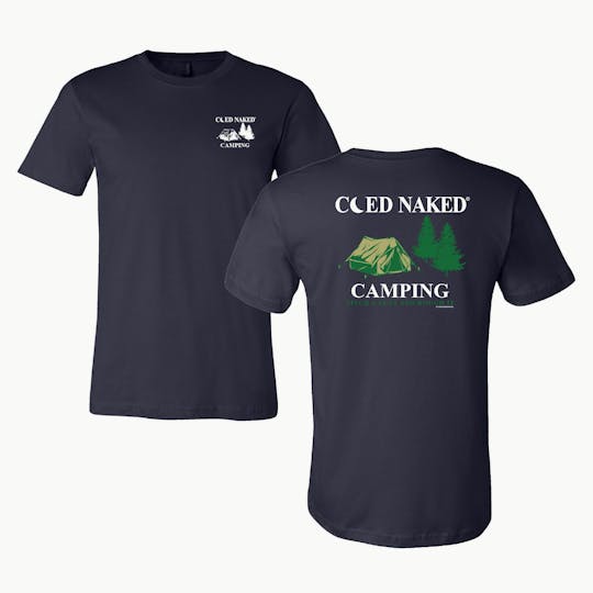 Camp Cannabis - Coed Naked CAMPING T-Shirt - 1