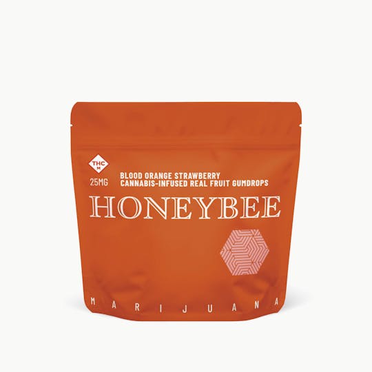 Honeybee - Blood Orange Strawberry Gumdrops 5-pack - 1