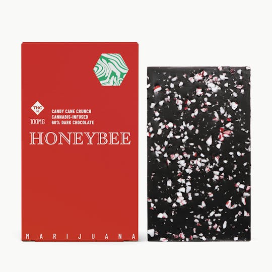 Honeybee - Candy Cane Crunch Dark Chocolate - 1